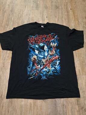 Vintage Marvel Venom Mad Engine Graphic T-Shirt 2XL Black